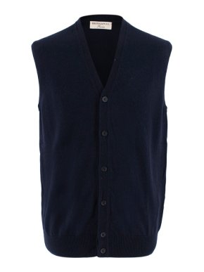Bernardo Firenze Blue Cashmere Vest