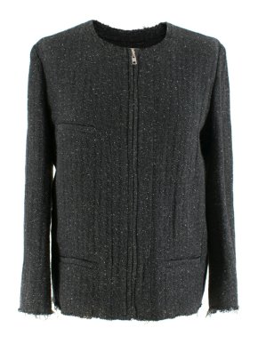 Isabel Marant Grey Tweed Boucle Jacket