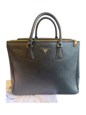 Prada Black Saffiano Leather Tote Bag