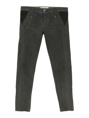 Stella McCartney Grey Low Rise Cropped Jeans