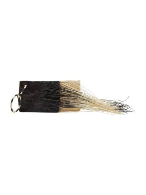Sensi Studio Black Multi-Straw Clutch