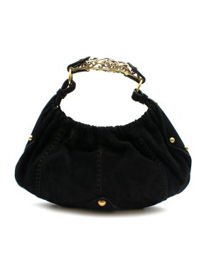 Yves Saint Laurent by Tom Ford Black Suede Mombassa Bag