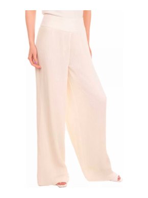 Thakoon White Pleated Wide Leg Pants