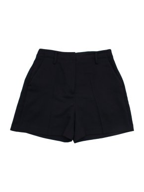 Michael Michael Kors Black Woven Shorts