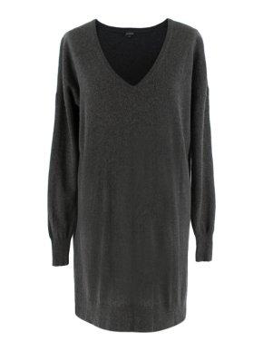 Joseph Grey Longline Knit Jumper