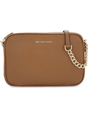 Michael Kors Saffiano Leather Tan Shoulder Bag