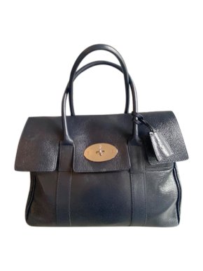 Mulberry Navy Glossy Bayswater Tote