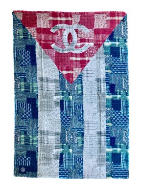 Chanel Silk Patchwork CC Stole