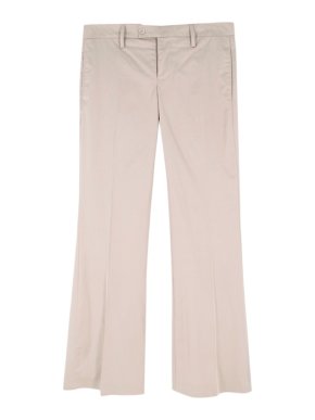 Gucci Beige Wool Blend Tapered Trousers