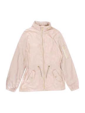 Chloe Girls Pale Pink Waterproof Jacket