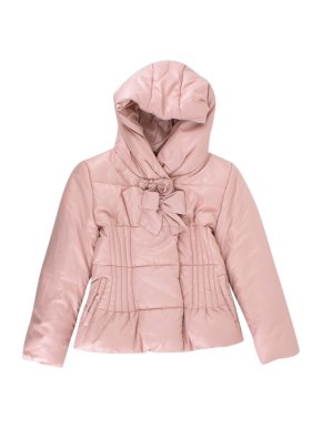 Monnalisa Pink Kids Puffer Coat