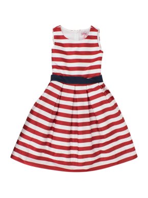 Monnalisa Striped Girls Dress