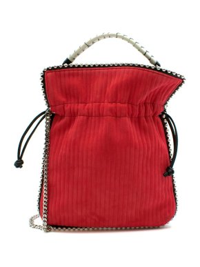 Les Petits Joueurs Trilly Whip Stitch Red Bag