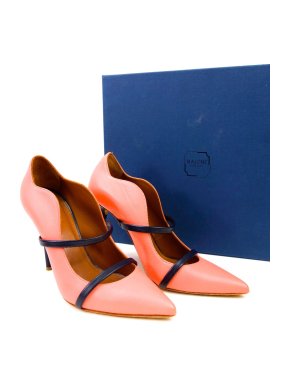 Malone Souliers Maureen Pink Mules 1