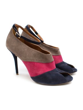 Malone Souliers Tri-Colour Suede Sandals