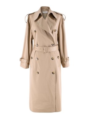 Mango Lightweight Tan Trench Coat