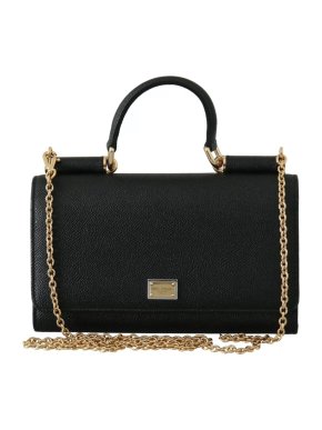 Dolce & Gabbana Black Sicily Von Bag