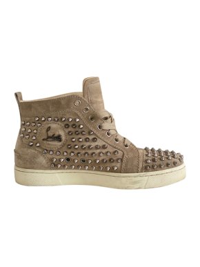 Christian Louboutin nude Louis Spike high top sneakers