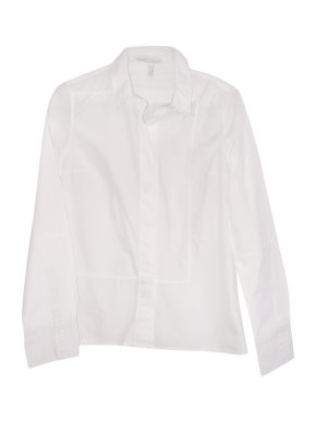 Victoria Beckham White Tailored Blouse