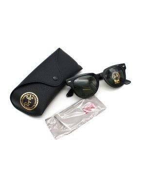 Ray Ban Black Wayfarer Meteor Sunglasses