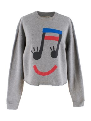 Maje Etre Cecile Grey Music Face Jumper
