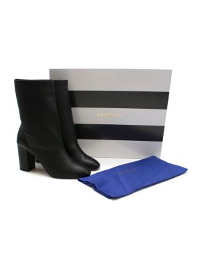 Aquazzura Black Boogie Bootie 85 Heeled Boots