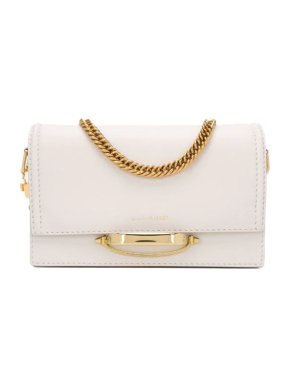 Alexander McQueen White The Story Shoulder Bag