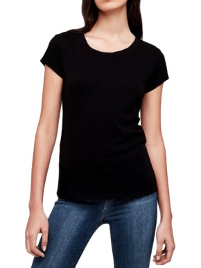 L'Agence Black Cory T-shirt