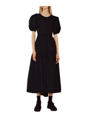 Cecile Bahnsen Black Karoline Midi Gown