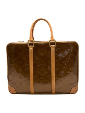 Louis Vuitton Bronze Monogram Vernis Vandam Briefcase