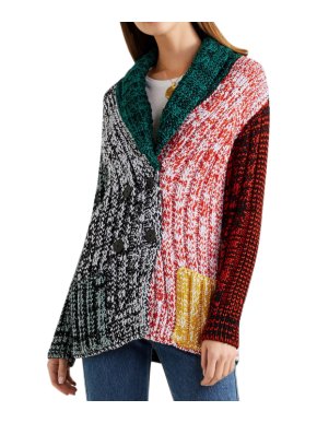 Sonia Rykiel Multicoloured Crochet-knit cardigan