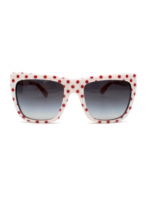 Dolce & Gabbana Red and White polka dot sunglasses