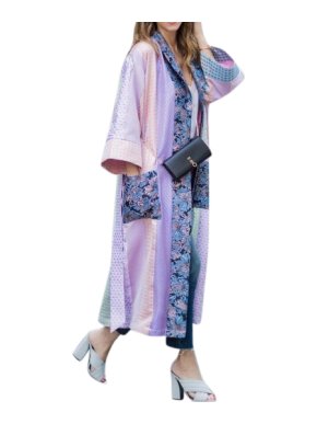 Natasha Zinko Patterned Patchwork Kimono