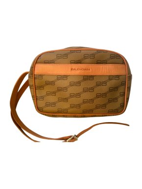 Balenciaga Tan Monogram Crossbody Bag