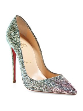 Christian Louboutin Ombre Crystal Follies 120 Pumps