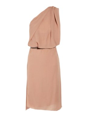 Acne Studios Evans asymmetric crepe dress