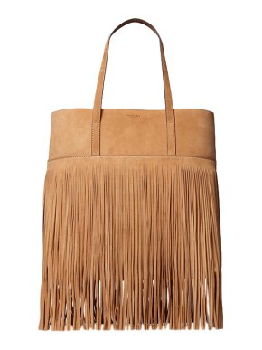 Michael Kors Ursula Fringed Suede Tote