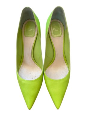 Christian Dior Lime Green Pumps