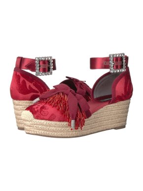 Marc by Marc Jacobs Pompom Platform Espadrille Wedge Sandals