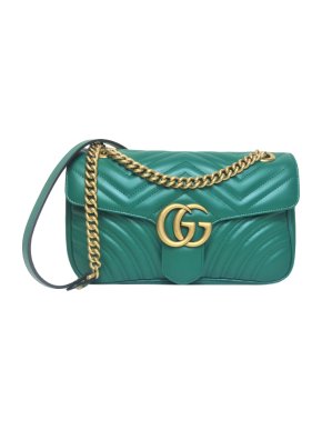 Gucci Emerald Green Small Marmont Bag