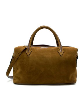 Metier Tan Brown Suede Perriand City Bag