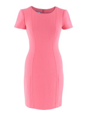 Prada Pink Bodycon midi Dress