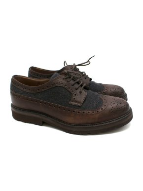 Brunello Cucinelli Track Sole Brown Brogues