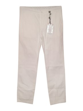 Versace men's white chinos