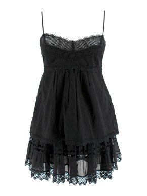 Charo Ruiz Ibiza Greta Black Broderie Skirt & Top