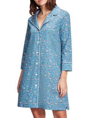 Liberty Blue Imran Floral Night Dress