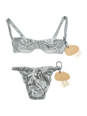 Isa Boulder Steel Satin Brie/Jessie Bikini - New Season