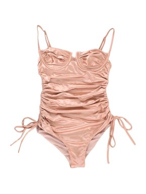 Isa Boulder Blush Satin Nina One-Piece Swimsuit