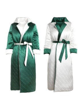 Zizi Donohoe Bespoke Reversible Silk Duvet Coat - Current