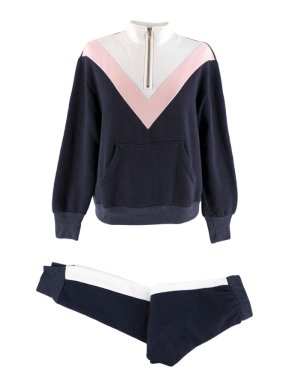 Wildfox Blue, White & Pink Tracksuit Set